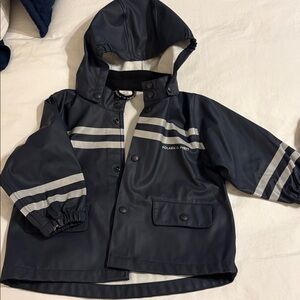Polarn O. Pyret Navy Rain jacket for kids!